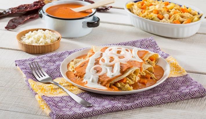 enchiladas cremositas