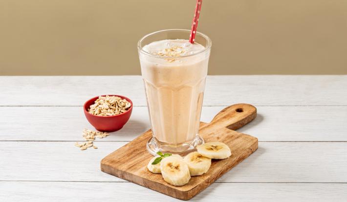 Licuado de Plátano con Avena