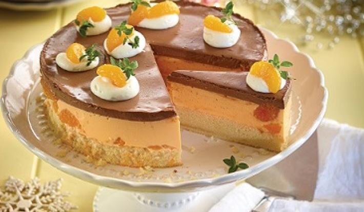 PASTEL DE MOUSSE DE MANDARINA