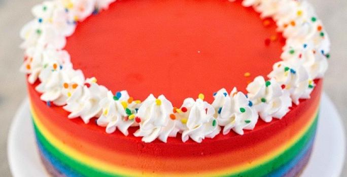 Cheesecake arcoiris