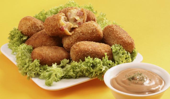 Croquetas de pollo y jamón