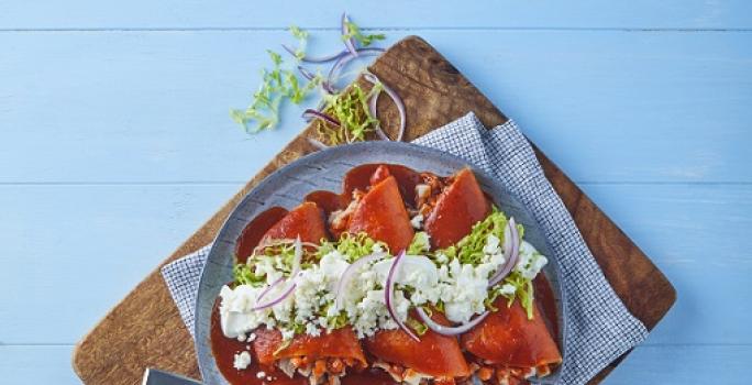 Enchiladas de atún