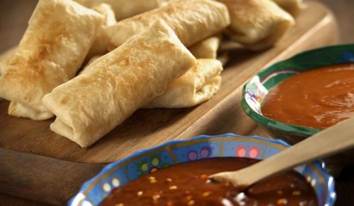 Chimichangas de Pollo pibil ¡Receta fácil!