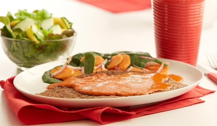 Milanesa de res en salsa de chile guajillo | Recetas Nestlé Milanesa de res en salsa de chile guajillo | Recetas Nestlé