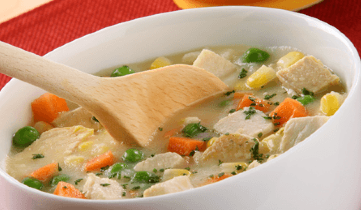 Sopa de Pollo y Vegetales