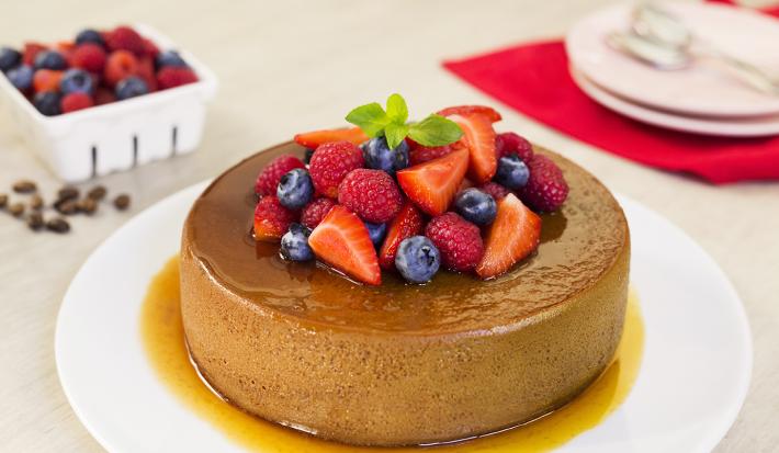 Flan de café de olla