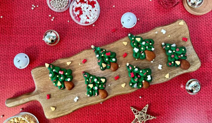 Galletas de Arbolito de Navidad