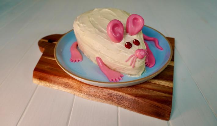 Pastel de Rata Albina