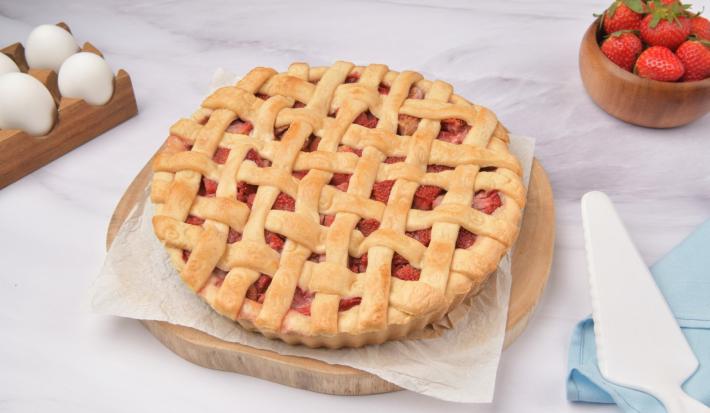 Tarta de Fresa y Cardamomo
