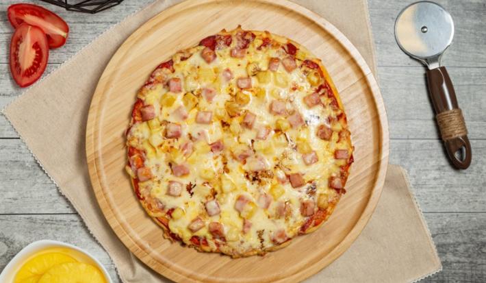 Pizza Hawaiana al Sartén