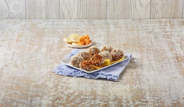Bolitas de camote y plátano Bolitas de camote y plátano