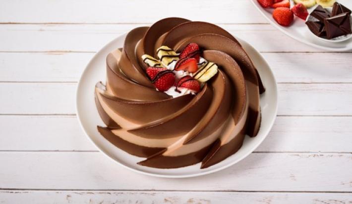 GELATINA CHOCO PLÁTANO