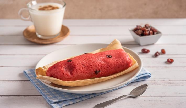 Tamal de Dulce con Pasas