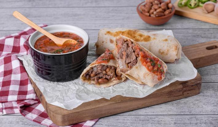 Burritos con Carne
