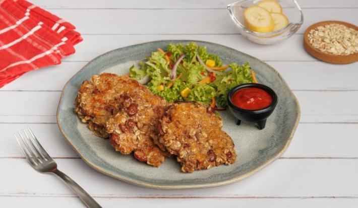 Tortitas de Plátano con Avena Tortitas de Plátano con Avena