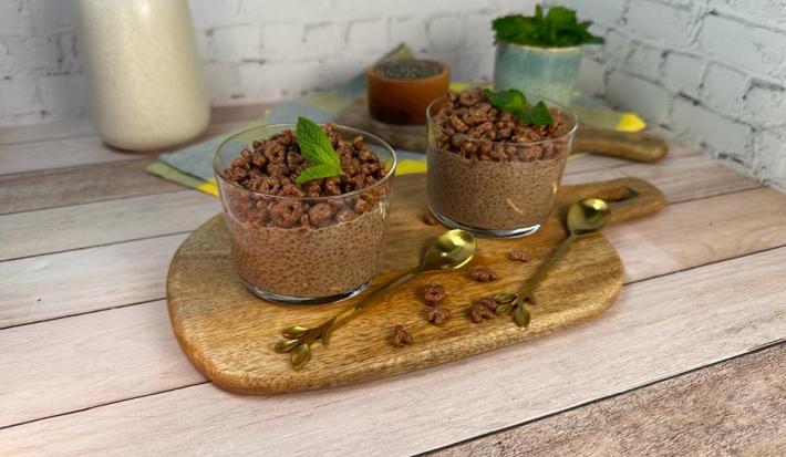Postre de Chía con Chocolate