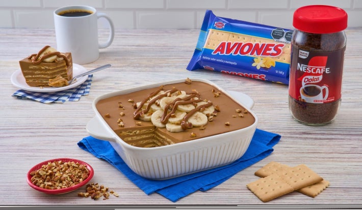 Carlota de Plátano con Café