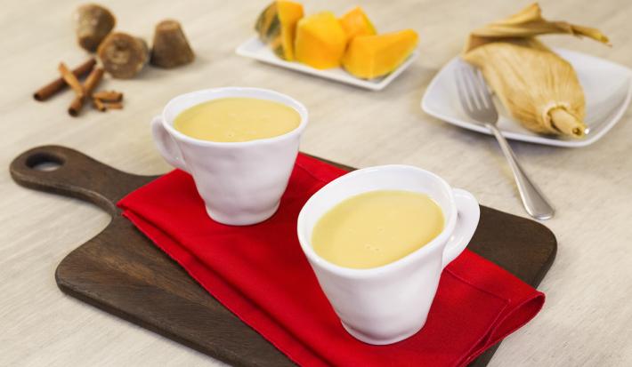 atole de dulce de calabaza