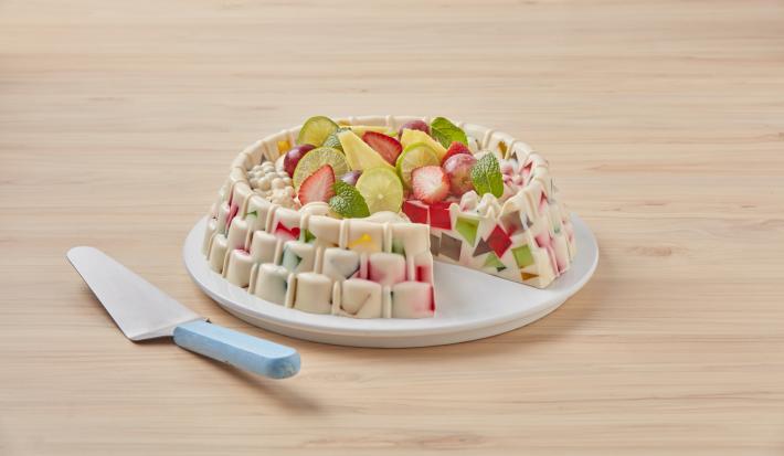 Gelatina mosaico deslactosada Gelatina mosaico deslactosada