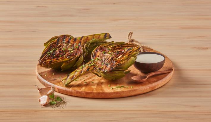 Alcachofas asadas