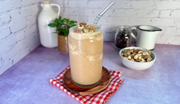 Frappé de Nueces con Café