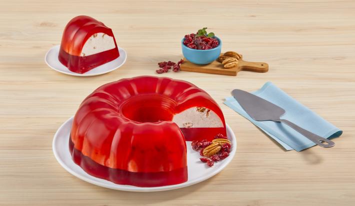 Gelatina de arándanos y nuez