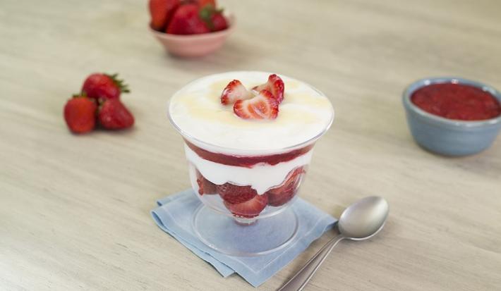 Fresas con crema Fresas con crema