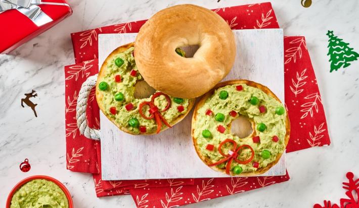 Bagel Corona de Adviento
