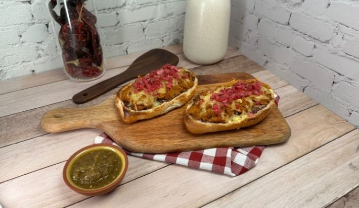 Molletes de Cochinita Molletes de Cochinita