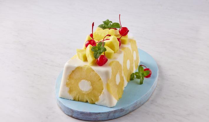 Postre de piña colada