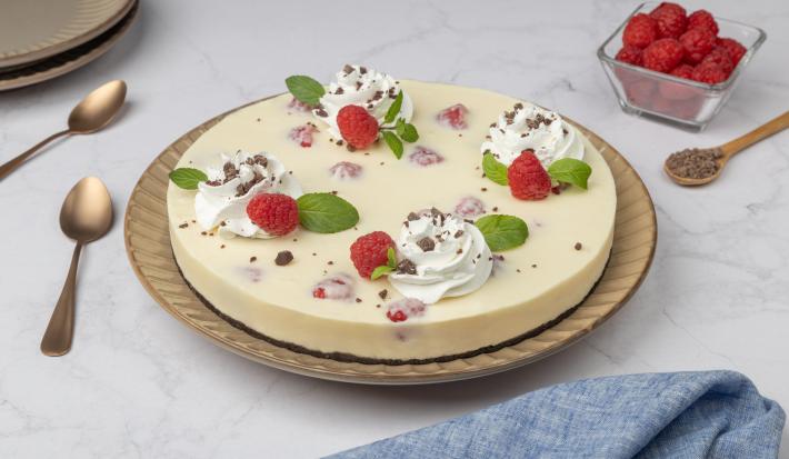 Tarte de Queso con Frambuesa