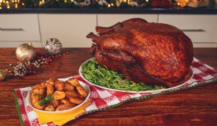 Pavo en salsa de tres chiles