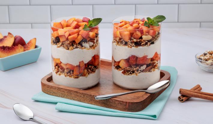 Parfait de Yogurt Chai con Durazno Parfait de Yogurt Chai con Durazno