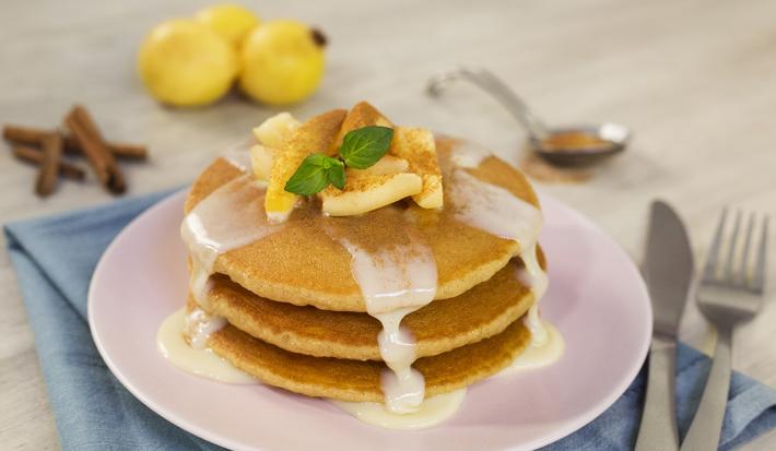 Hot cakes de guayaba