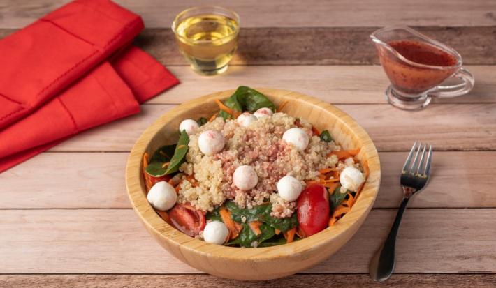 Ensalada de Quinoa y Espinaca