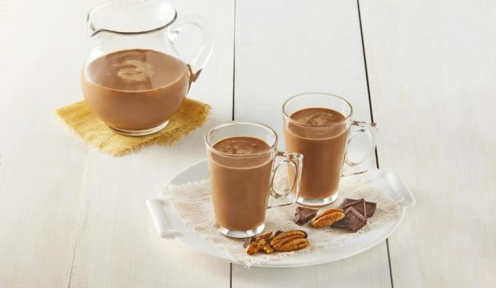 Atole de chocolate con nuez Atole de chocolate con nuez