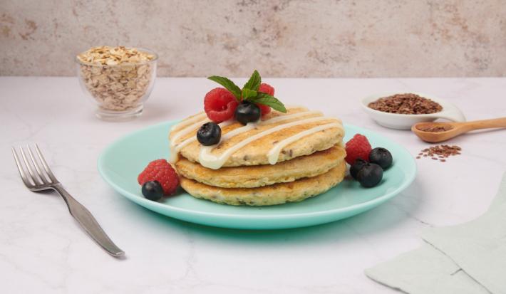 Hot Cakes de Avena y Linaza
