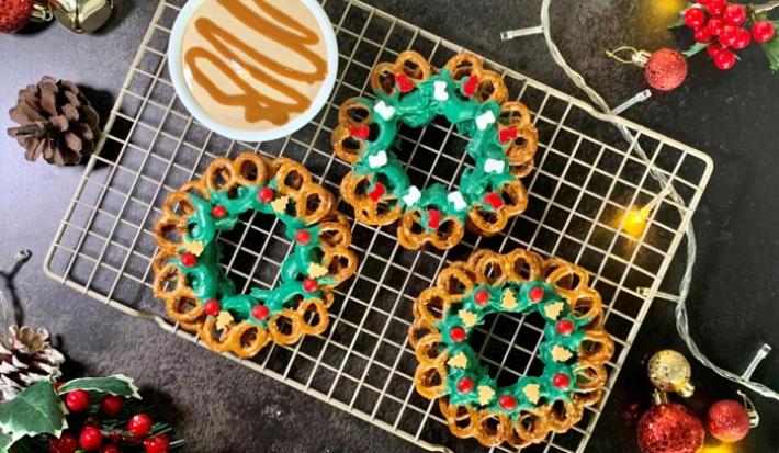 Corona de Pretzels