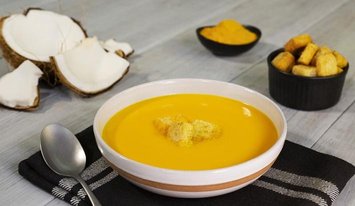 Crema de zanahoria con cúrcuma