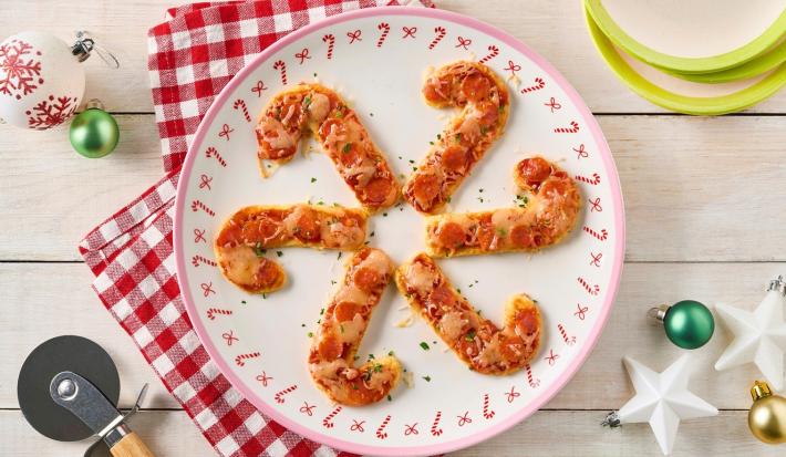 Pizza Bastón de Caramelo
