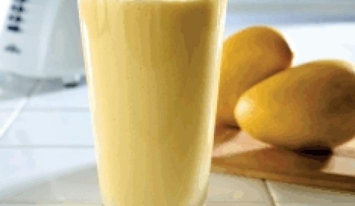 frappé de mango y vainilla