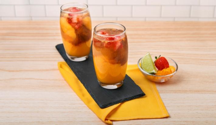 SODA de MANGO con LIMÓN preparada con Jugo MAGGI®