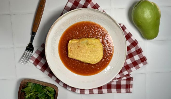 Chayotes Rellenos