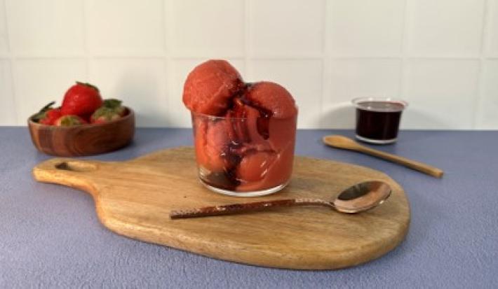 Nieve de Limonada Rosa