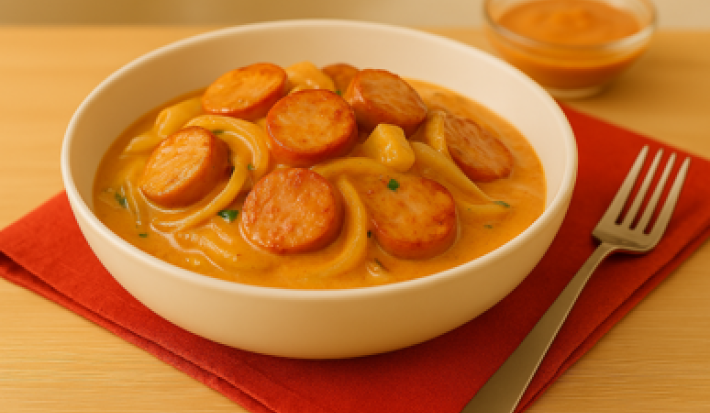 Salchichas Cremosas al Chipotle