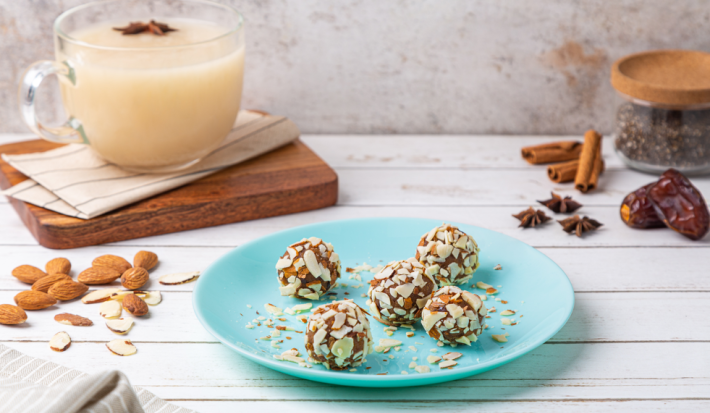 TRUFAS DE DATIL Y ALMENDRA