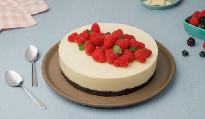 Tarta de Chocolate Blanco y Frambuesa