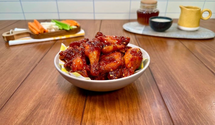 Alitas Hot Honey Durazno