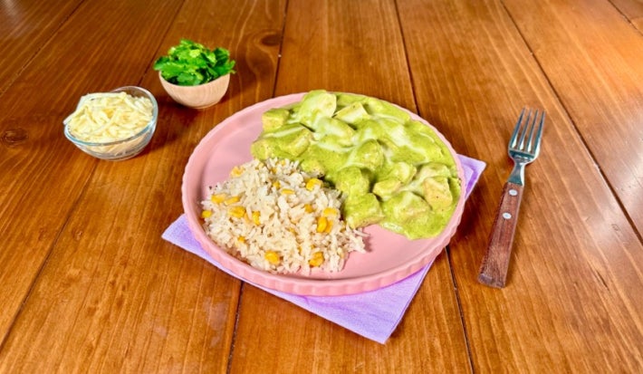 Pollo en Crema de Cilantro