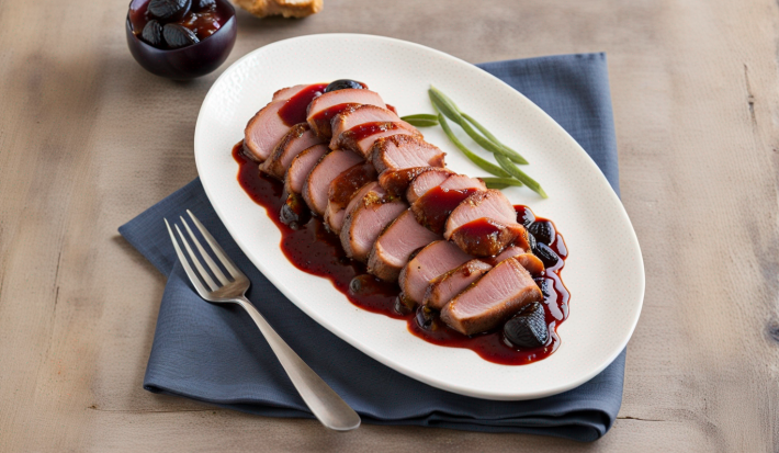 Lomo de Cerdo en Salsa de Ciruela